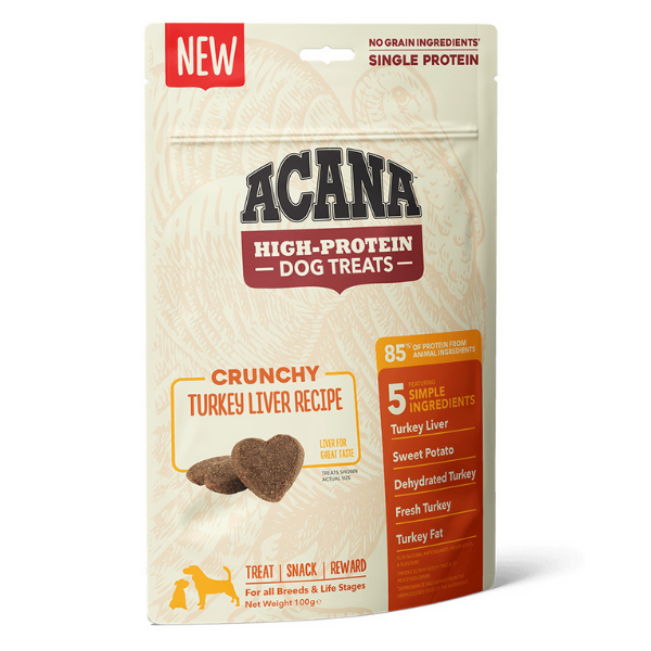 ACANA CRUNCHY TRATS FEGATINI DI TACCHINO 100 GR