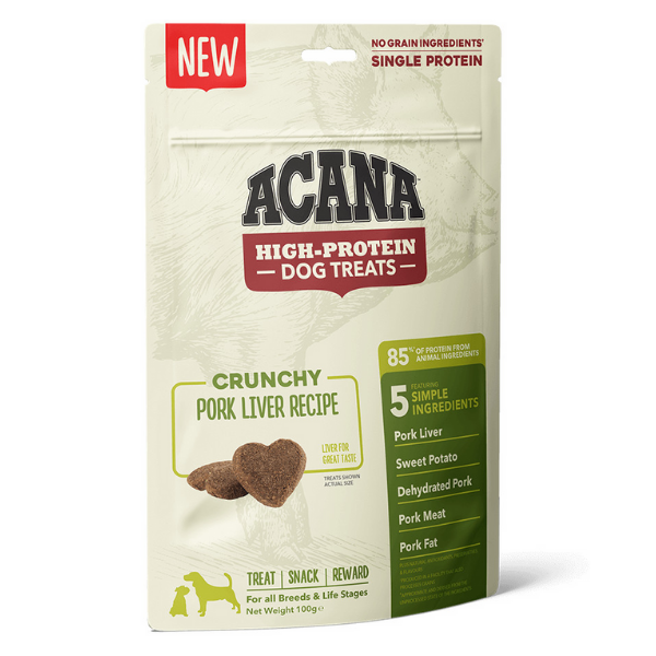 ACANA CRUNCHY TRATS FEGATINI DI MAIALE 100 GR