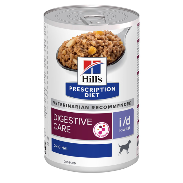 HILL'S PRESCRIPTION DIET I/D LOW FAT SPEZZATINO CANE 354 GR