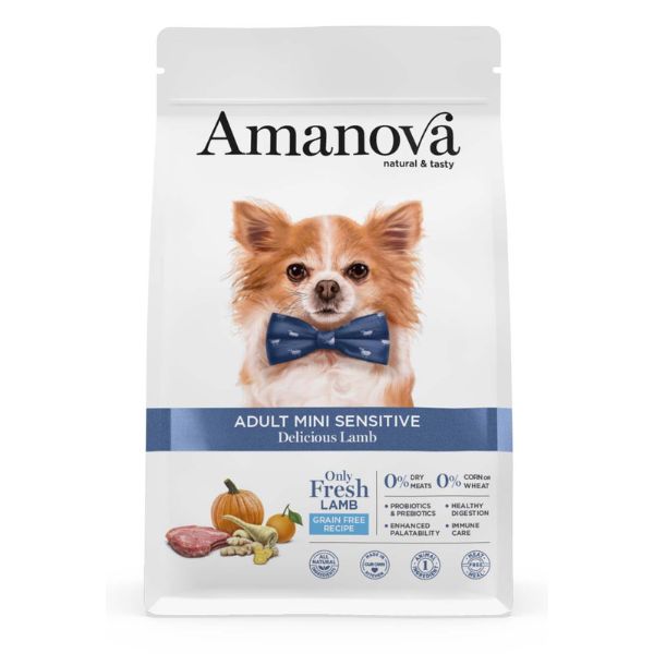 AMANOVA ADULT MINI SENSITIVE AGNELLO 7 KG