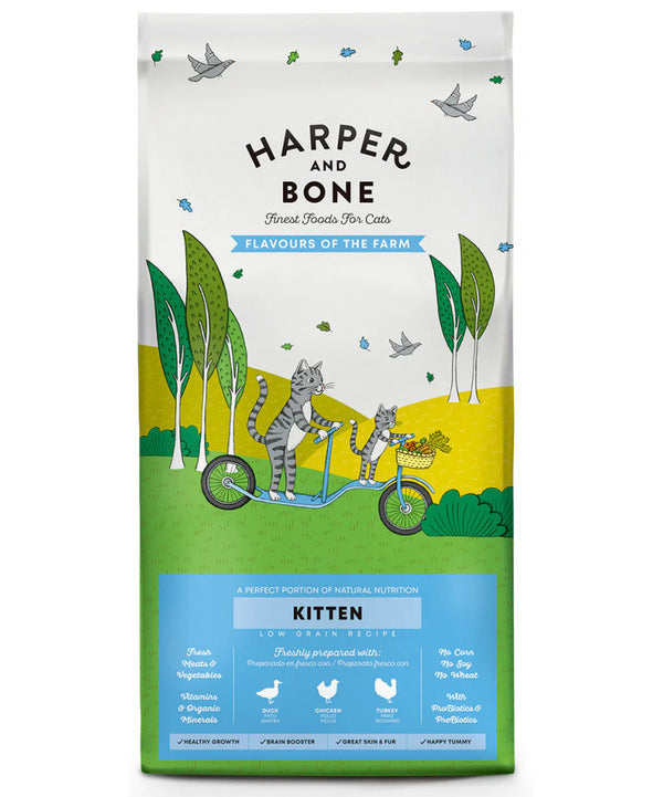 H&B GATTO KITTEN FLAVOURS OF THE FARM 2 KG