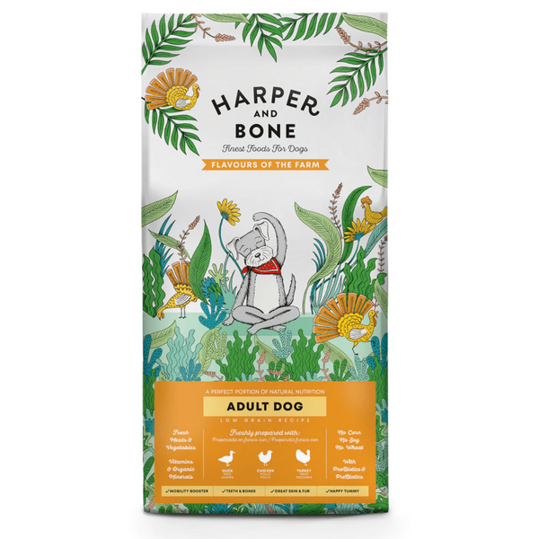 H&B CANE ADULT MEDIUM FLAVOURS OF THE FARM 2 KG