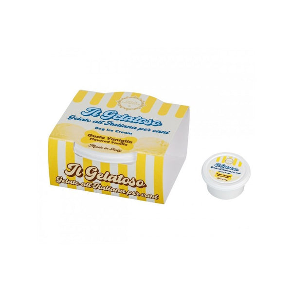 DOLCI IMPRONTE GELATO DELATTOSATO PER CANI AROMA VANIGLIA 40GR