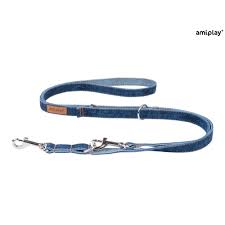 AMIPLAY GUINZAGLIO REGOLABILE 6in1 DENIM JEANS S