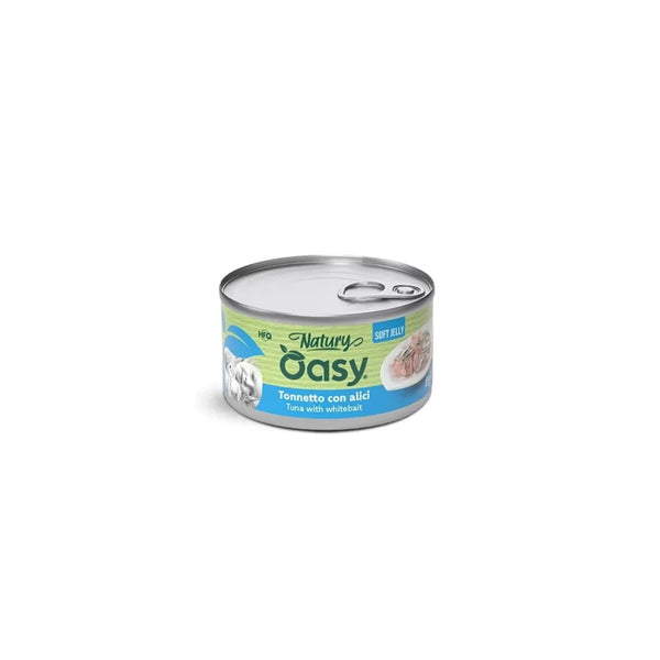 OASY NATURY GATTO SOFT JELLY TONNETTO CON ALICI 85 GR