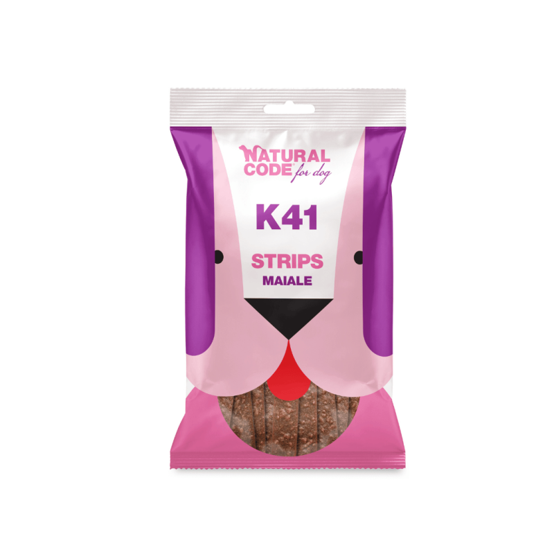 NATURAL CODE SNACK STRIPS MAIALE 180 GR