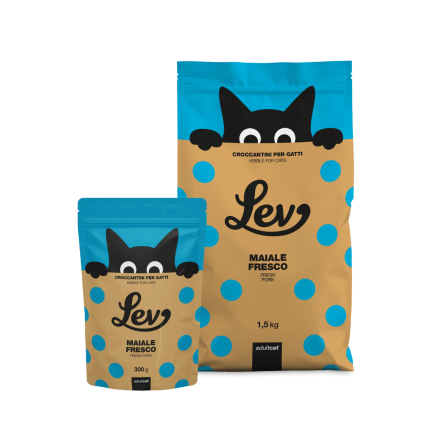 LEV GATTO ADULT MAIALE 300 GR