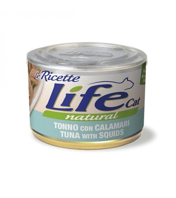 LIFE CAT NATURAL TONNO CON CALAMARI 150 GR