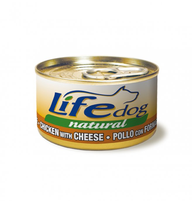 LIFE DOG NATURALE FILETTI DI POLLO CON FORMAGGIO 90 GR