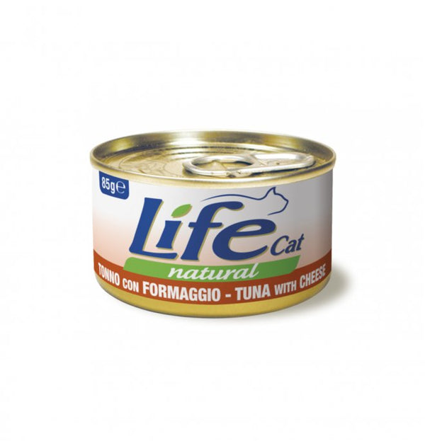 LIFE CAT NATURAL TONNO CON FORMAGGIO 85 GR