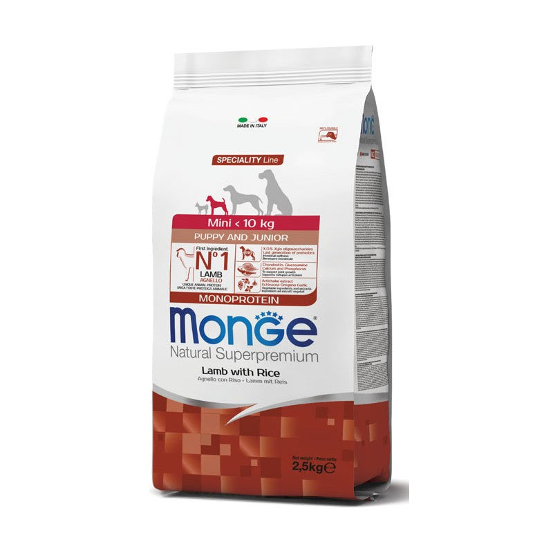 MONGE MINI PUPPY 800 GR AGNELLO