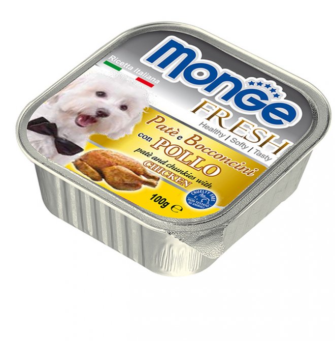 MONGE FRESH POLLO 100 GR