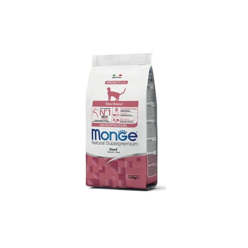 MONGE ADULT STERILISED GATTO MANZO 1,5 KG