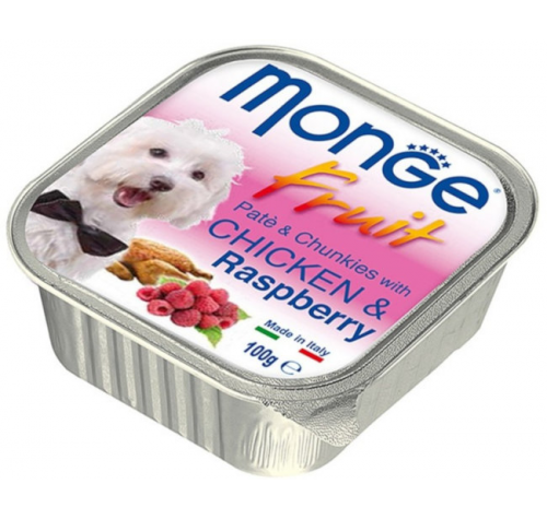 MONGE FRESH POLLO E MIRTILLI 100 GR