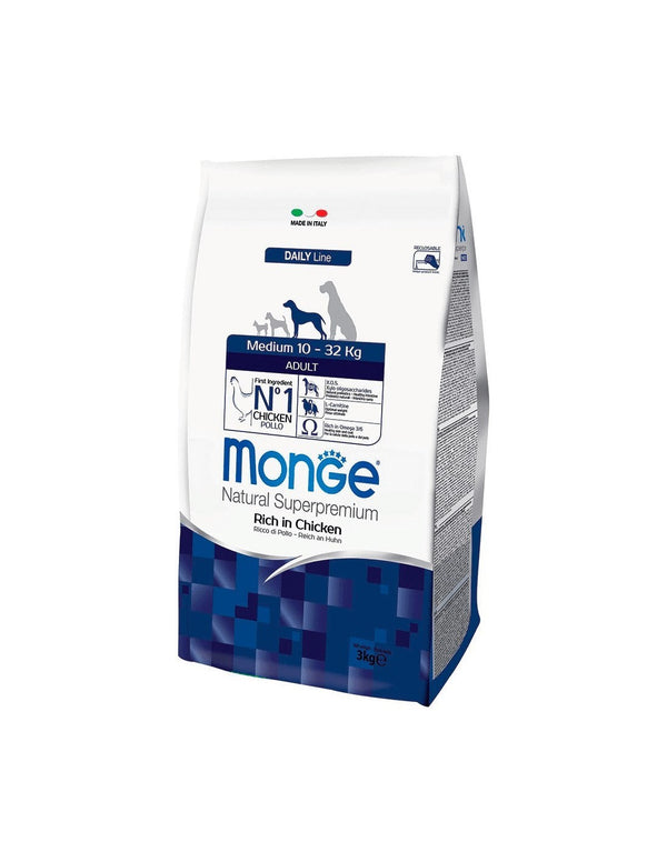 MONGE MEDIUM ADULT 3 KG POLLO