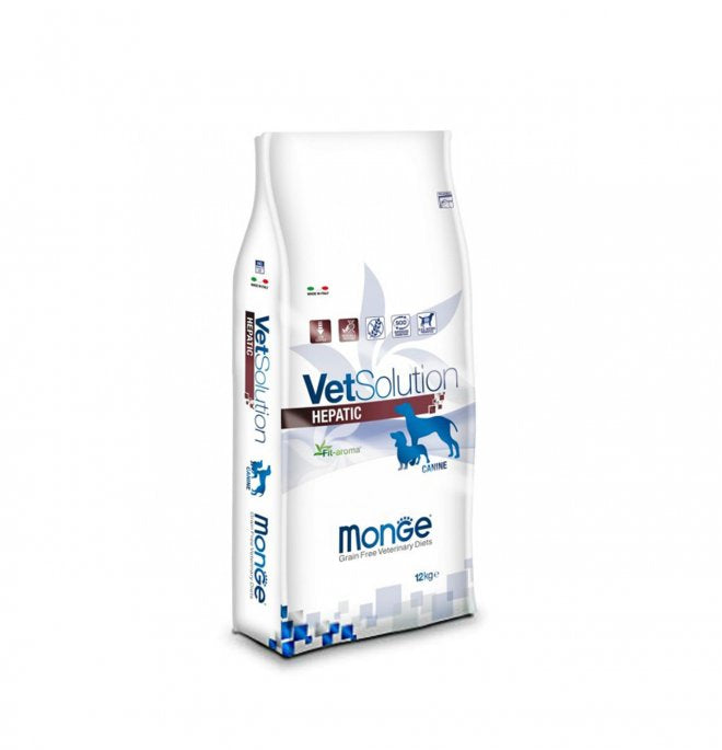 MONGE VET SOLUTION CANE HEPATIC 12 KG