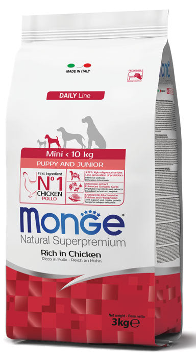 MONGE MINI PUPPY 3 KG POLLO