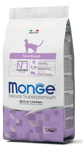 MONGE ADULT STERILISED GATTO POLLO 400 GR