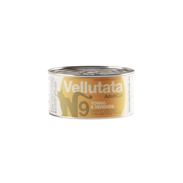 NATURAL CODE GATTO VELLUTATA 9 TONNO E VERDURE 85 GR