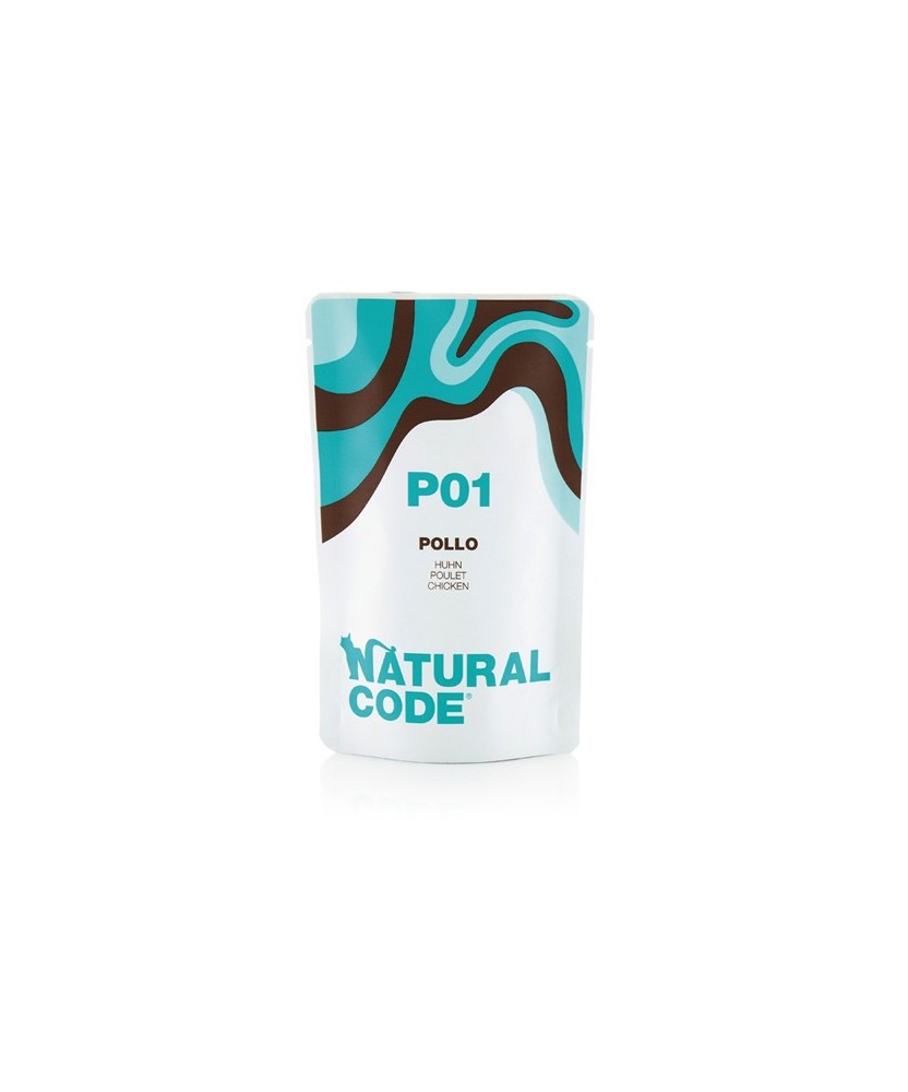 NATURAL CODE GATTO P01 POLLO 70 GR