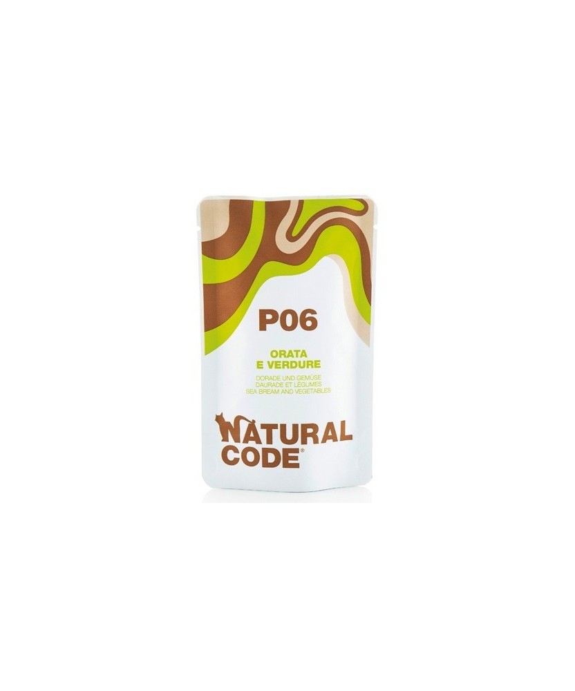 NATURAL CODE GATTO P06 ORATA E VERDURE 70 GR