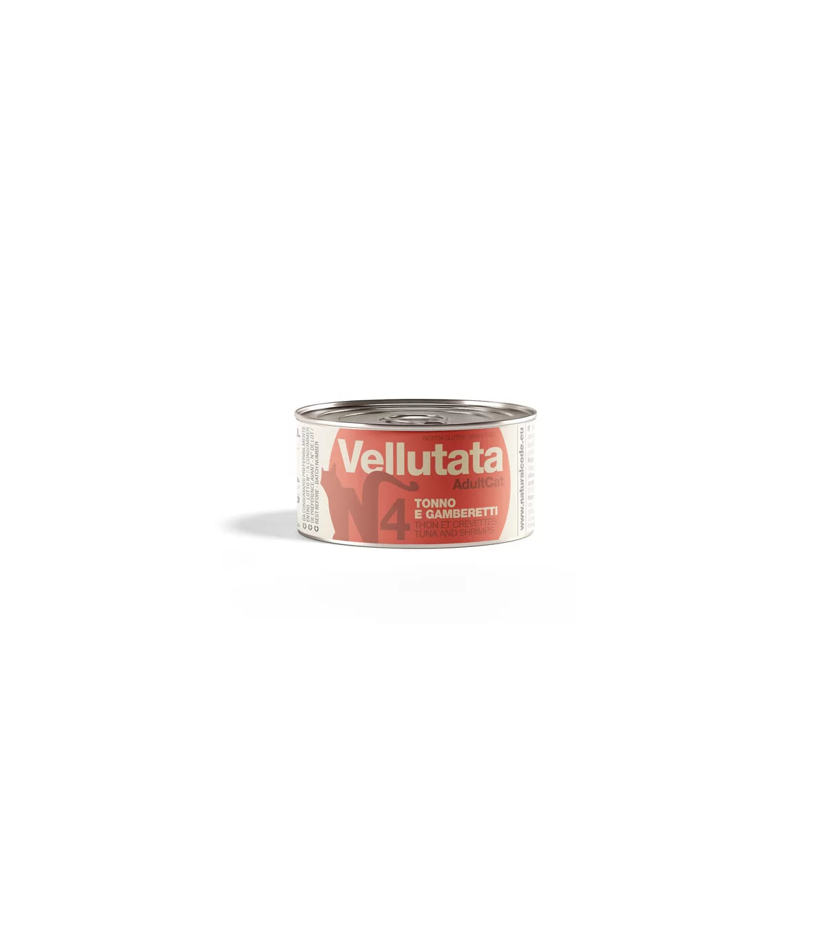 NATURAL CODE GATTO VELLUTATA 4 TONNO E GAMBERETTI 85 GR