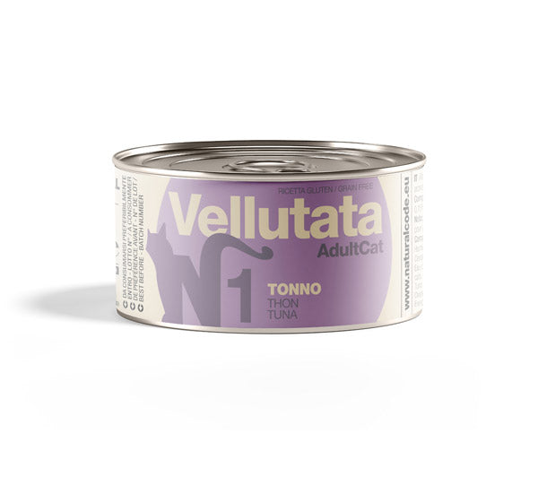 NATURAL CODE GATTO VELLUTATA 1 TONNO 85 GR