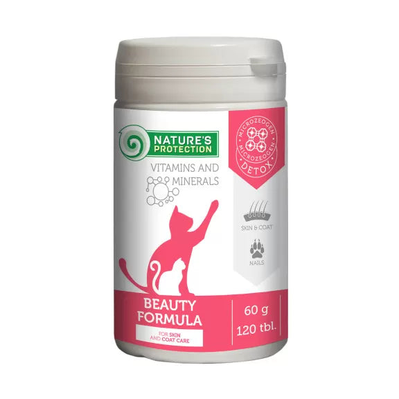 NATURE'S PROTECTION SUPPLEMENTO GATTO BEAUTY FORMULA 60 GR