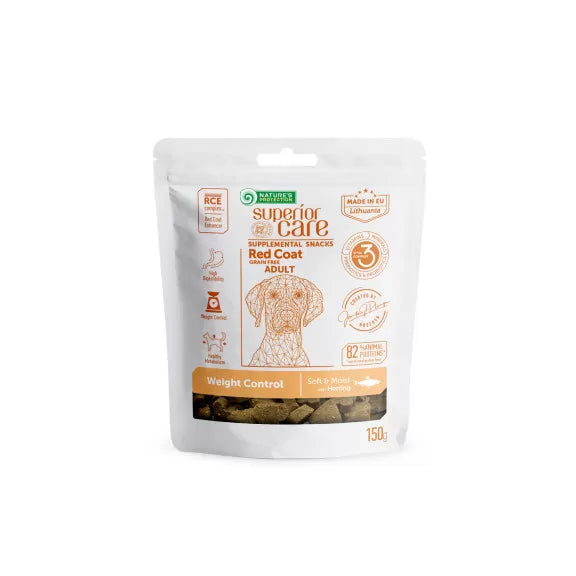 NATURE'S PROTECTION SNACK RED COAT WEIGHT CONTROL ARINGA 150 GR