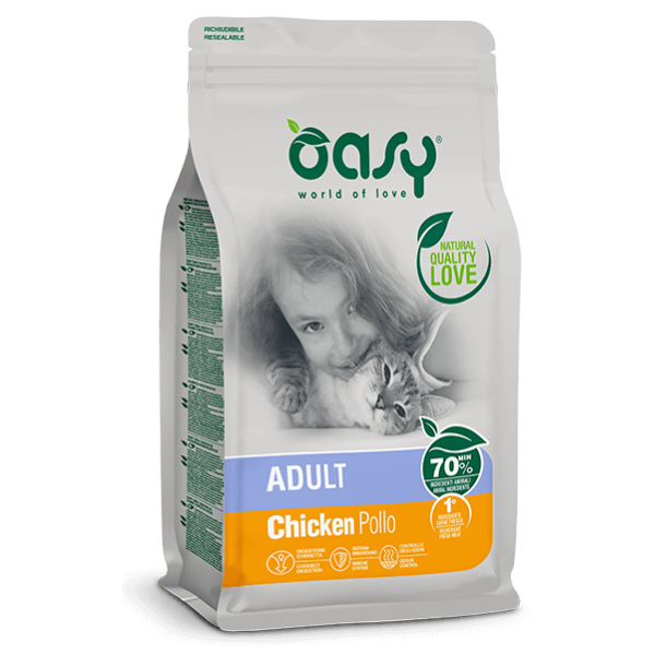 OASY GATTO ADULT POLLO 1,5 KG