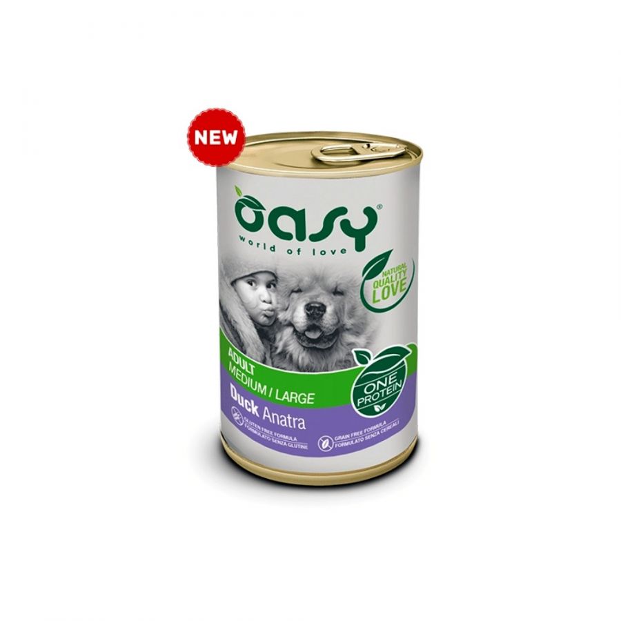 OASY CANE MONOPROTEICO LATTINA ANATRA 400 GR