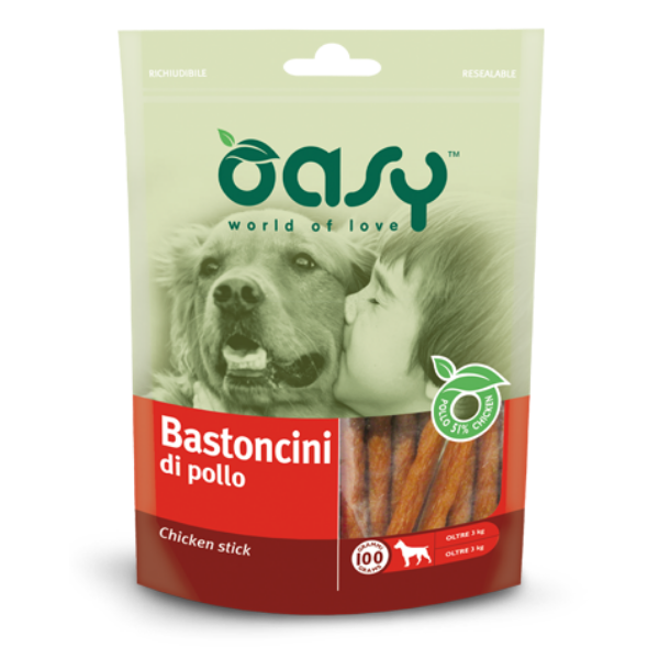 OASY SNACK BASTONCINI DI POLLO 100 GR