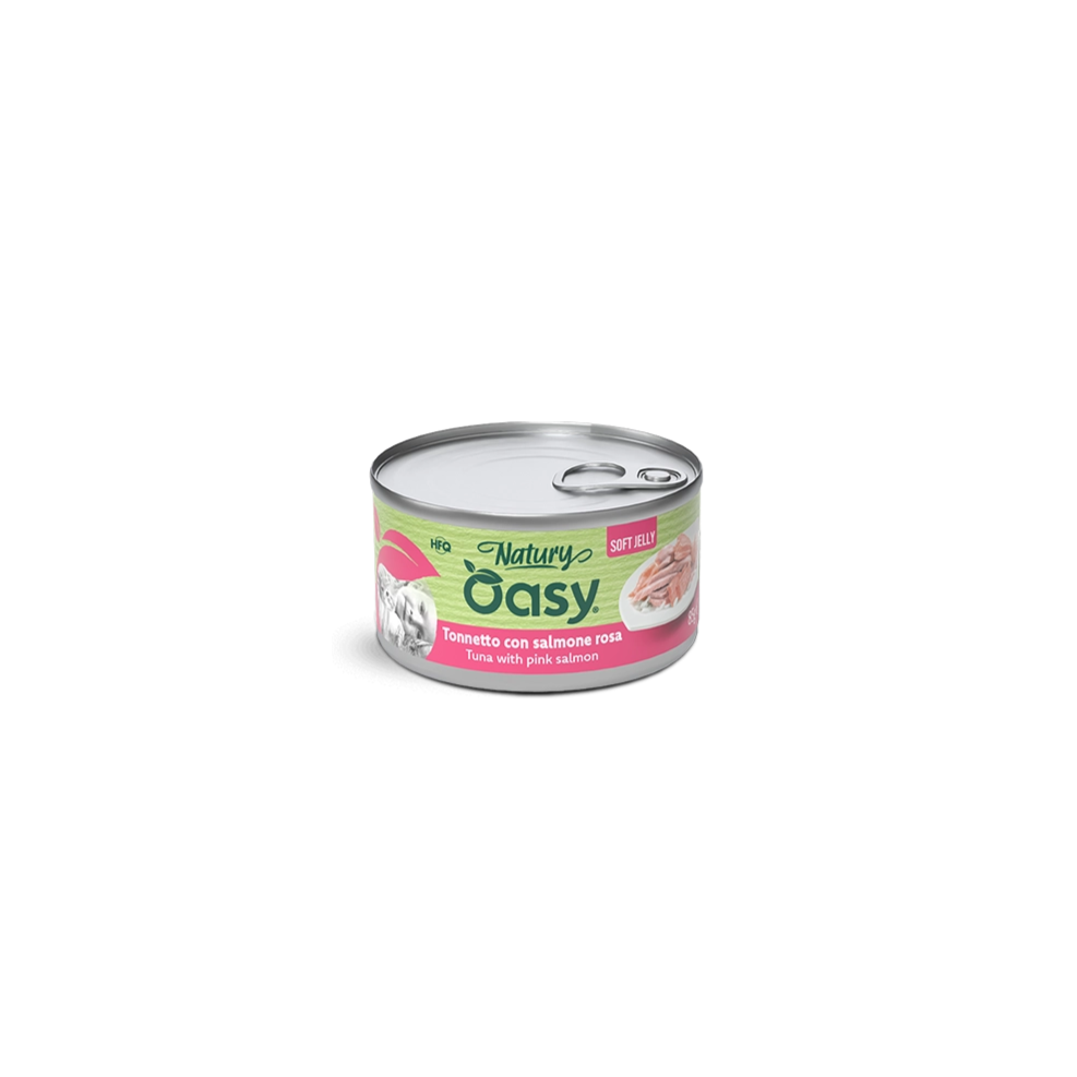 OASY NATURY BRODO COTTURA TONNETTO CON SALMONE ROSA 85 GR