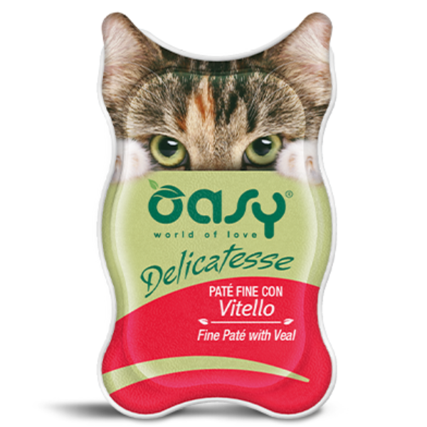 OASY DELICATESSE PATE CON FEGATO 85 GR