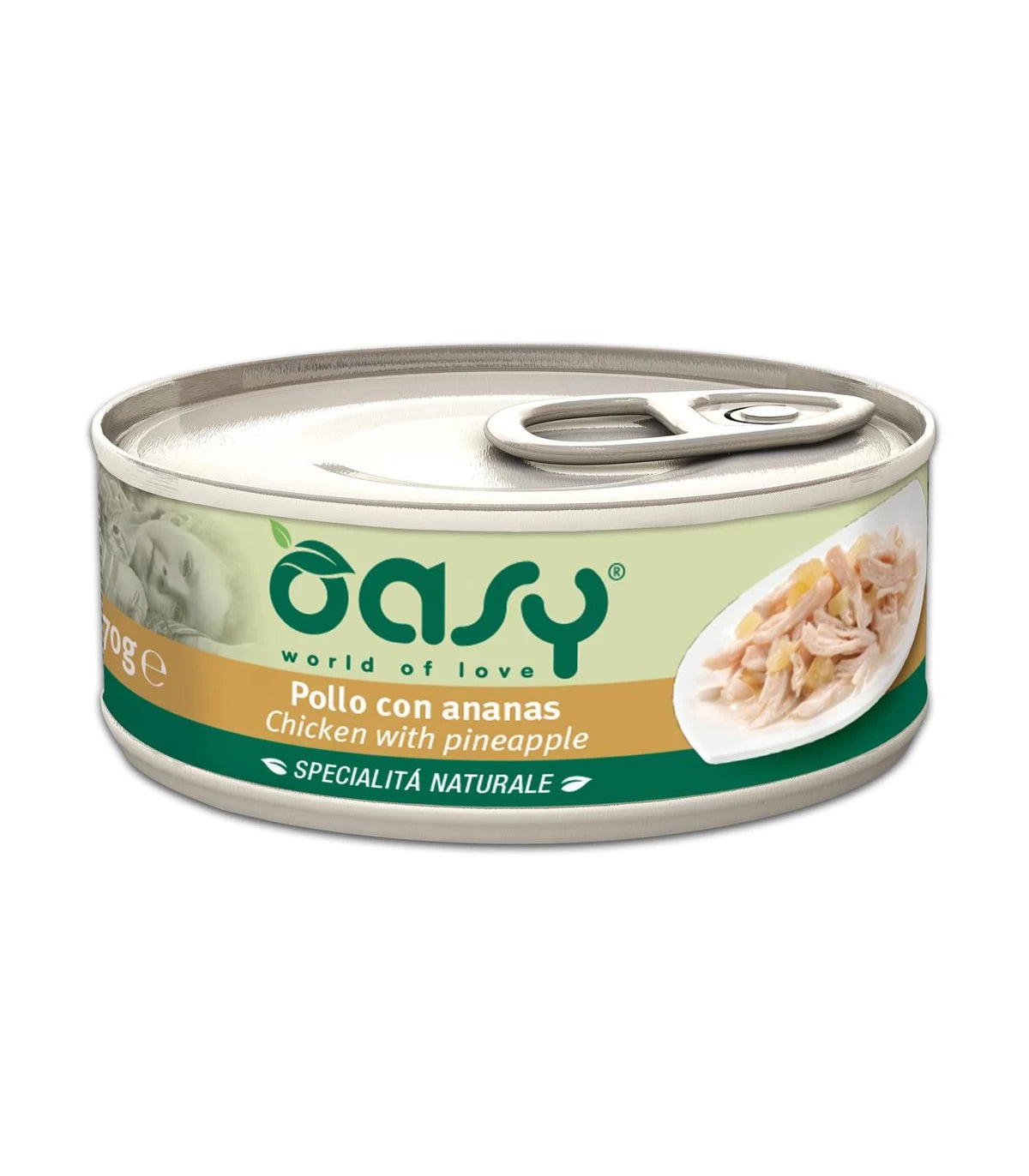 OASY NATURALE POLLO CON ANANAS 70GR