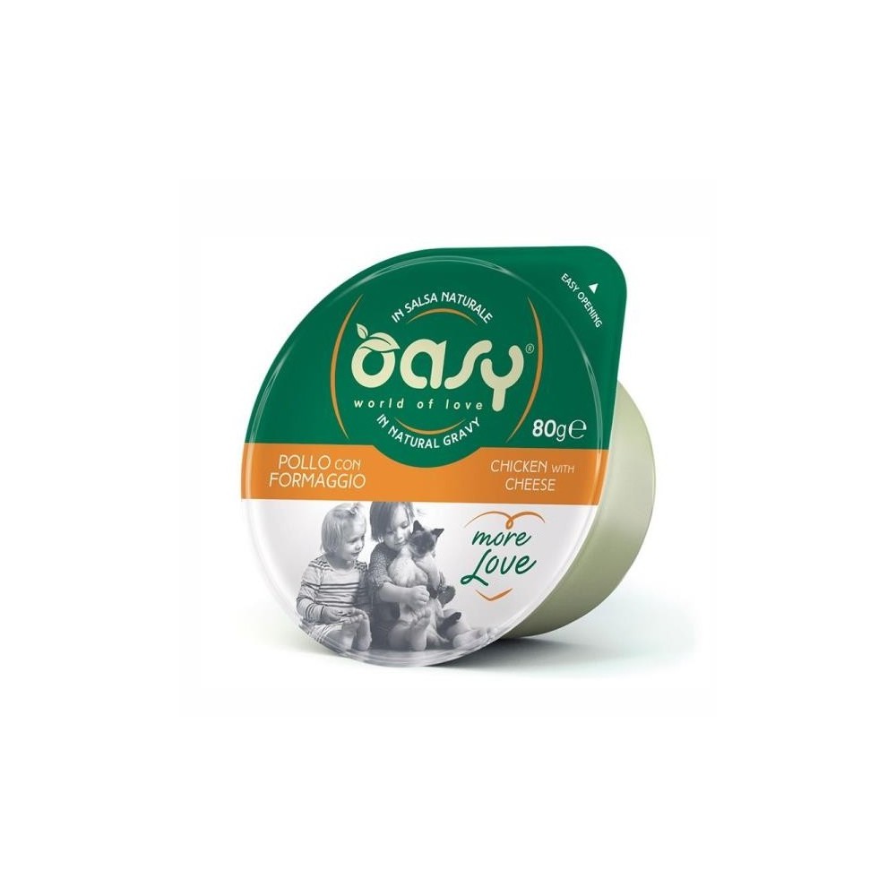 OASY CUP POLLO CON FORMAGGIO 70 GR