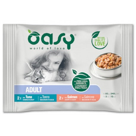 OASY BUSTINE BOCCONCINI MULTIPACK SELEZIONE PESCE 4X85 GR