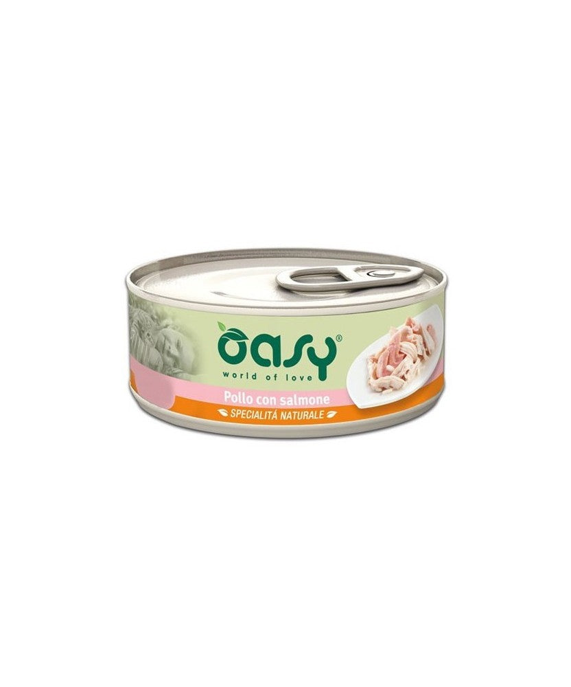 OASY NATURALE POLLO CON SALMONE 70GR