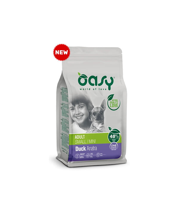 OASY CANE MONOPROTEICO MINI ANATRA 800 GR