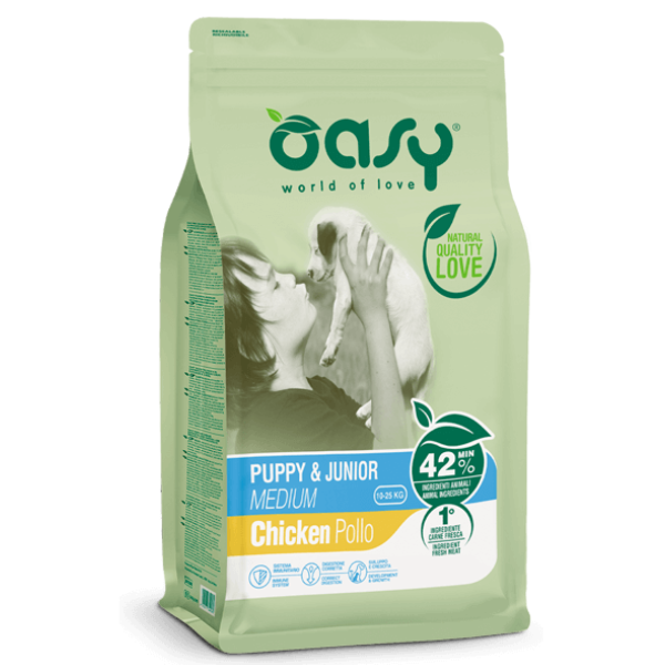 OASY CANE MEDIUM PUPPY & JUNIOR 3 KG