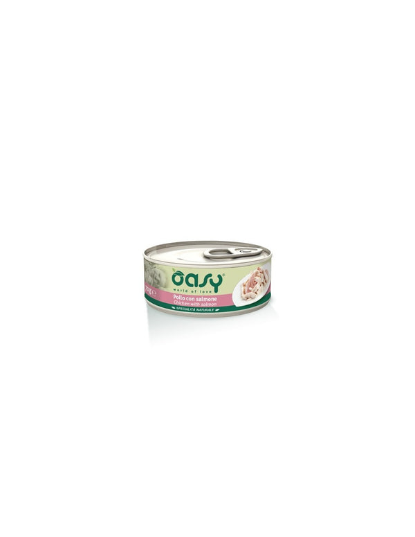 OASY NATURALE POLLO CON SALMONE 70GR