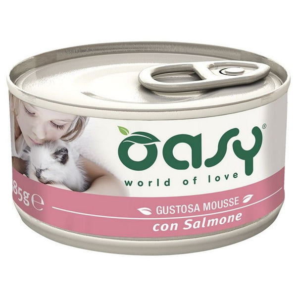 OASY MOUSSE GATTINI SALMONE 85 GR