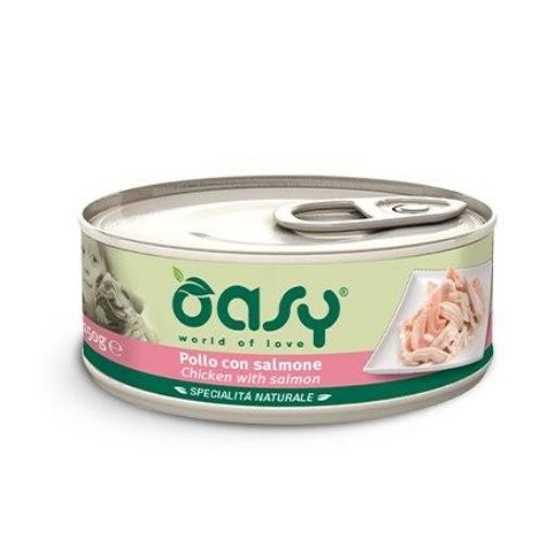 OASY NATURALE CANE POLLO CON SALMONE 150GR