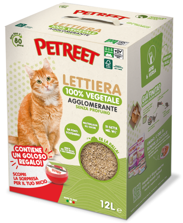 PETREET LETTIERA VEGETALE NEUTRA 12 LT