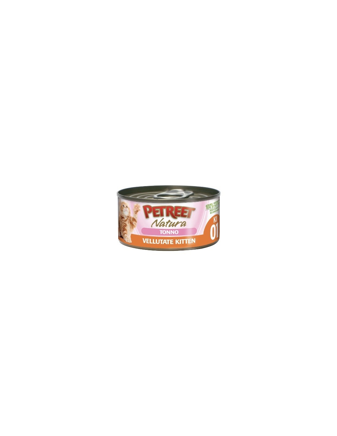 PETREET VELLUTATE 01 KITTEN TONNO 60 GR