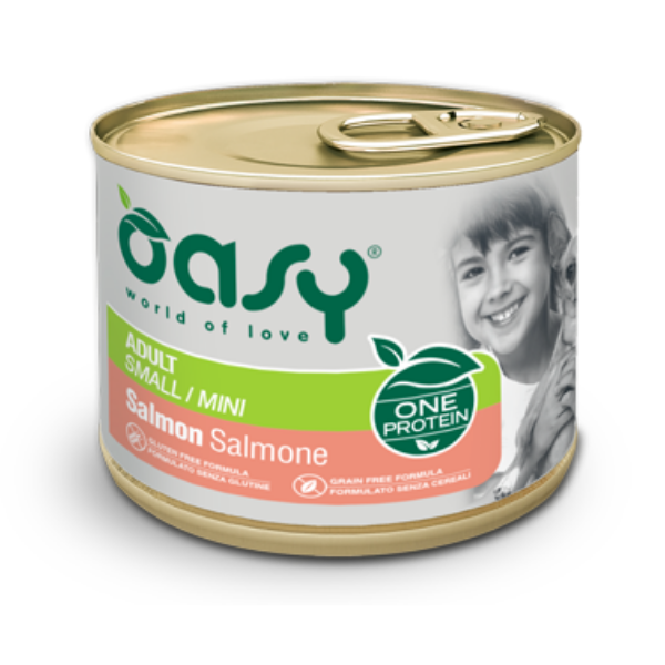 OASY CANE MONOPROTEICO LATTINA SALMONE 200 GR