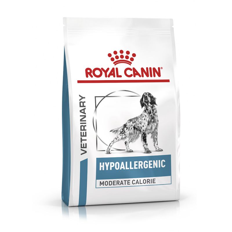ROYAL CANIN VETERINARY CANE HYPOALLERGENIC MODERATE CALORIE 7 KG