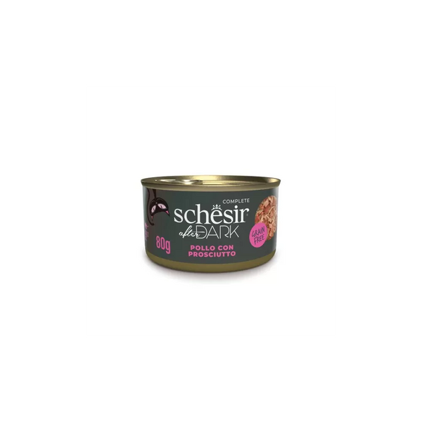SCHESIR DARK POLLO CON PROSCIUTTO 80 GR