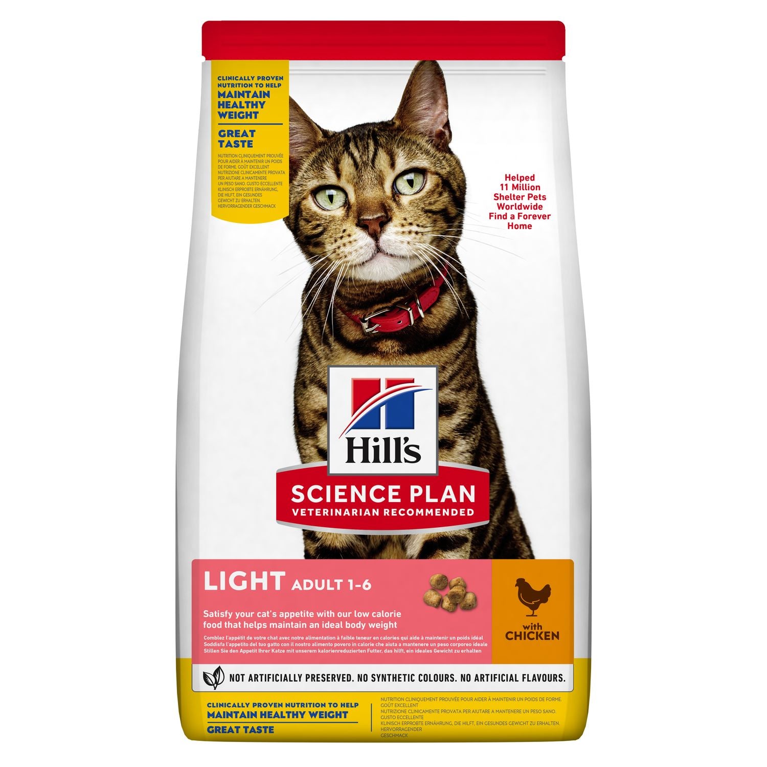 HILL'S LIGHT GATTO 1,5 KG POLLO