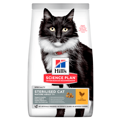 HILL'S STERILISED GATTO MATURE 1,5 KG POLLO